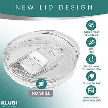 KLUBI 12 Ounce Book Lovers Tumbler - Perfect Gift for Readers