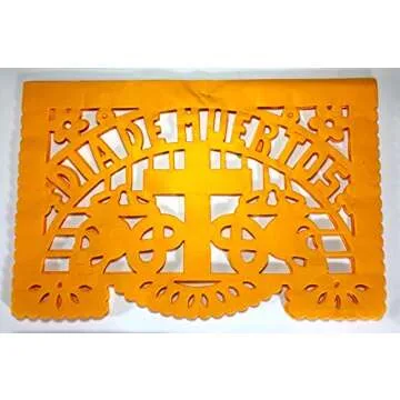 20 Vibrant Papel Picado Sheets for Dia de Muertos Celebrations