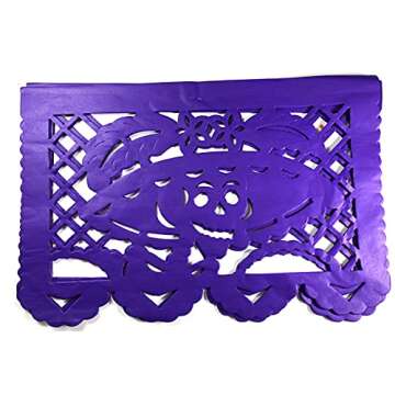 20 Vibrant Papel Picado Sheets for Dia de Muertos Celebrations