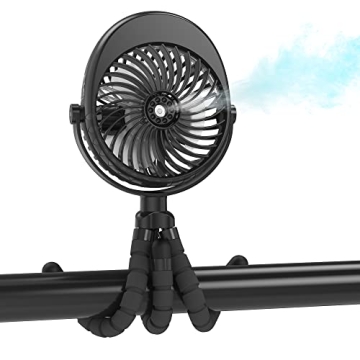 COMLIFE Misting Stroller Fan for Outdoors and More