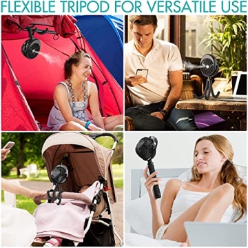 COMLIFE Misting Stroller Fan for Outdoors and More