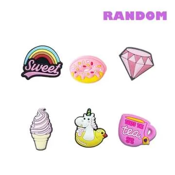 CXPHT Random PVC Shoe Charms for Kids and Adults