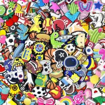 CXPHT Random PVC Shoe Charms for Kids and Adults