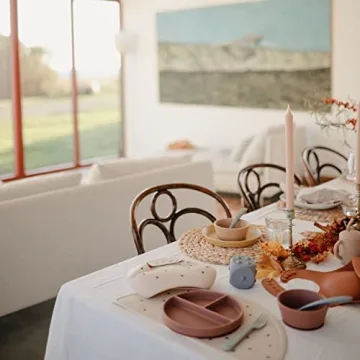 mushie Silicone Suction Plate | Stylish and Safe for Kids