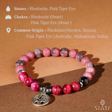 Handmade Triple Protection Crystal Bracelet for Positive Energy