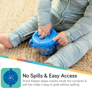 Nuby 2-Pack Snack Keepers for Mess-Free Toddler Snacking