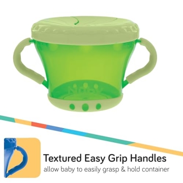 Nuby 2-Pack Snack Keepers for Mess-Free Toddler Snacking