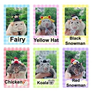 Adorable Adjustable Hats for Small Animals and Pets