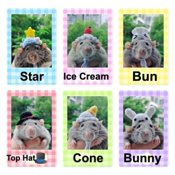 Adorable Adjustable Hats for Small Animals and Pets