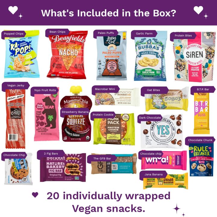Vegan Snack Care Package for Healthy Eating