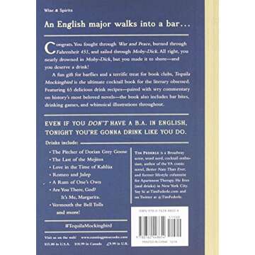 [By Tim Federle] Tequila Mockingbird: Cocktails with a Literary Twist (Hardcover)【2018】by Tim Federle (Author) (Hardcover)