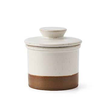 XELA Ceramic Butter Crock for Fresh, Spreadable Butter