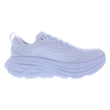 HOKA Bondi 8 Womens Shoes Size 7.5, Color: White/White