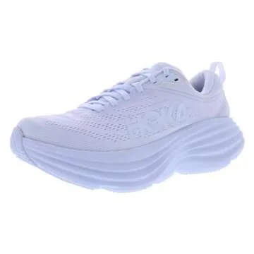 HOKA Bondi 8 Womens Shoes Size 7.5, Color: White/White