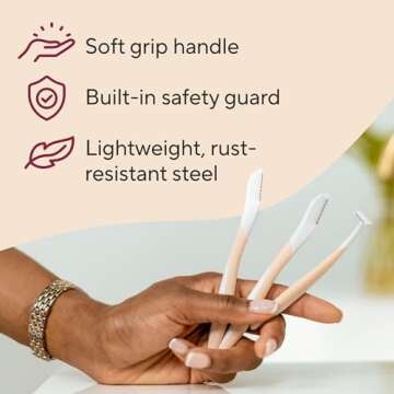 Finishing Touch Flawless DermaPlane Travel Pack Facial Exfoliator & Hair Remover