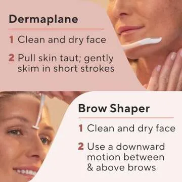 Finishing Touch Flawless DermaPlane Travel Pack Facial Exfoliator & Hair Remover