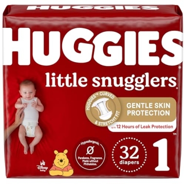 Huggies Little Snugglers Newborn Diapers Size 1 32ct