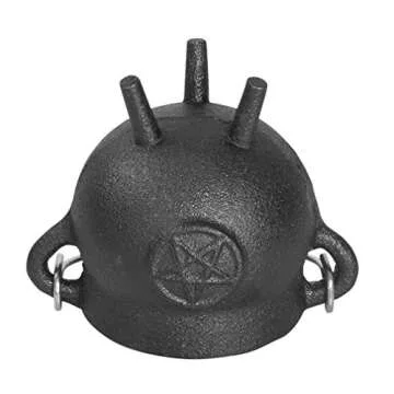 Enchanting 3.5 Inch Cast Iron Cauldron for Rituals