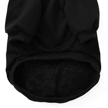 Coomour Halloween Pet Dog Cat Skull Hoodies Glowing Skeleton Bones Costume Outfit for Dogs Cats (M)