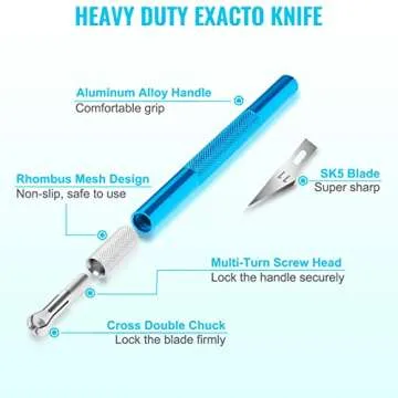 DIYSELF Exacto Knife Set for Crafting and Scrapbooking