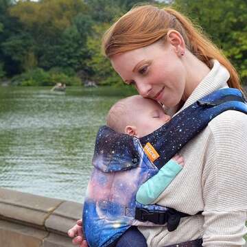 Beco Baby Carrier Gemini Newborn to Toddler - Front, Back and Hip Seat Carrier, Baby Carrier Backpack & Baby Front Carrier with Adjustable Seat, Ergonomic Baby Holder Carrier 7-35lbs (Carina Nebula)