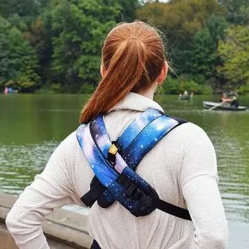 Beco Baby Carrier Gemini Newborn to Toddler - Front, Back and Hip Seat Carrier, Baby Carrier Backpack & Baby Front Carrier with Adjustable Seat, Ergonomic Baby Holder Carrier 7-35lbs (Carina Nebula)