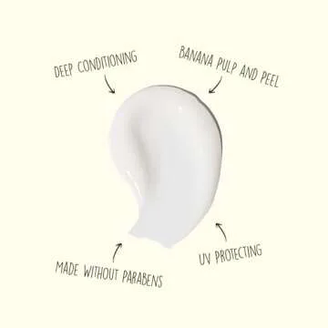 Sun Bum Revitalizing Deep Conditioning Hair Mask | Vegan and Cruelty Free Moisturizing and Restoring Hair Treatment for Damaged Hair | 6 oz