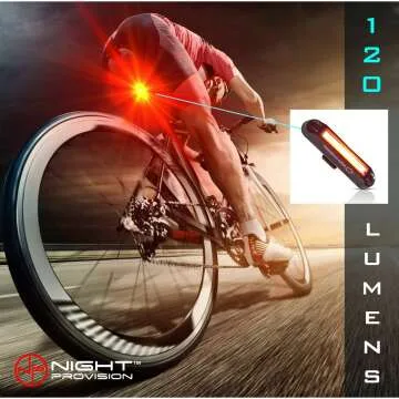 Rechargeable LINE-120 LED Bike Light Set