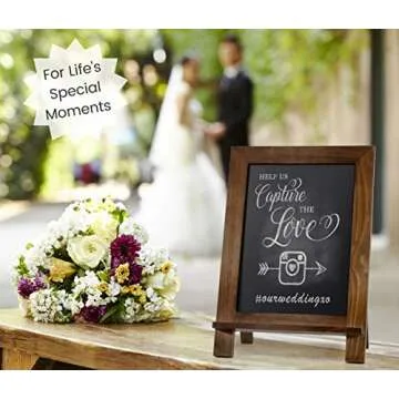 ChalkPro Framed Chalkboard Sign for Events & Home Use