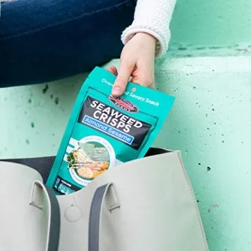 Healthy Vegan Seaweed Crisps Almond Sesame Gluten-Free
