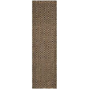 Handmade SAFAVIEH Natural Fiber Runner Rug - Sustainable Jute, Perfect for High Traffic Areas