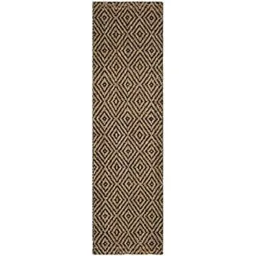 Handmade SAFAVIEH Natural Fiber Runner Rug - Sustainable Jute, Perfect for High Traffic Areas