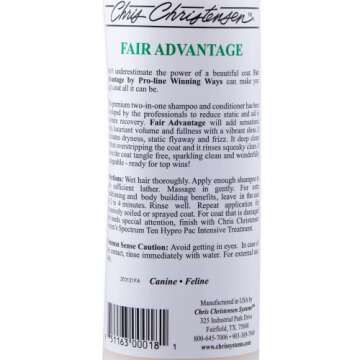 Chris Christensen Pro-line Fair Advantage Shampoo 16 Oz