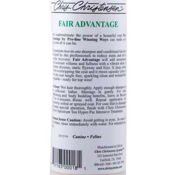 Chris Christensen Pro-line Fair Advantage Shampoo 16 Oz