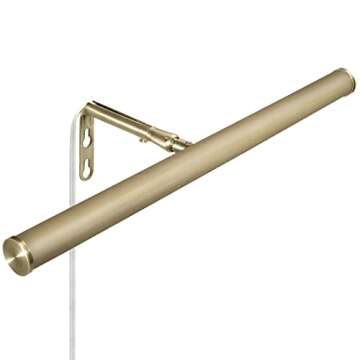 Maxxima 14 in. LED Picture Light - Integrated LED Display Wall Light, 3000K Warm White, 200 Lumens, ...