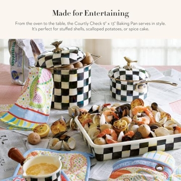 MacKenzie-Childs Enamel Baking Pan - Perfect Kitchen Essential