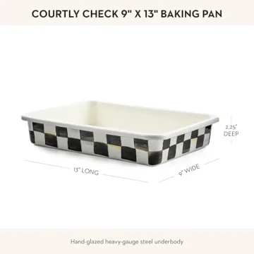 MacKenzie-Childs Enamel Baking Pan - Perfect Kitchen Essential