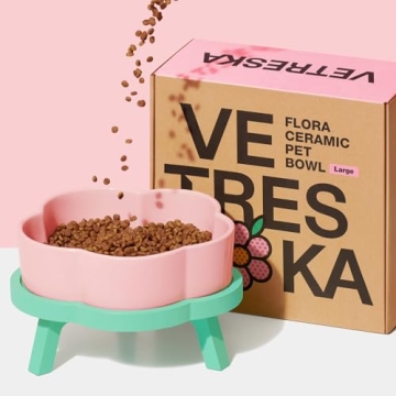 VETRESKA Elevated Dog Bowls 40 OZ for Medium to Large Dogs