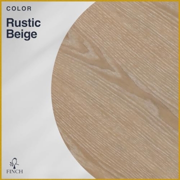 Finch Alfred Round Rustic Dining Table for Farmhouse Living