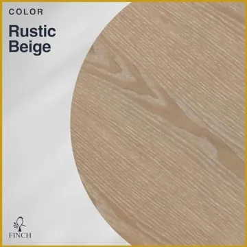 Finch Alfred Round Rustic Dining Table for Farmhouse Living