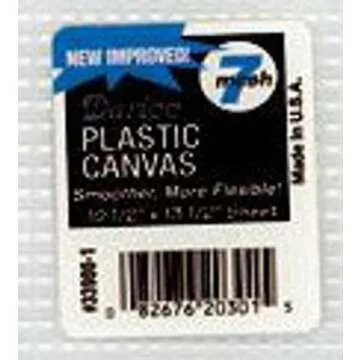 Darice #7 Mesh Plastic Canvas - Clear - 10.5 x 13.5