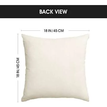 AVOIN Colorlife Merry Christmas Pillow Cover Set 4 18x18