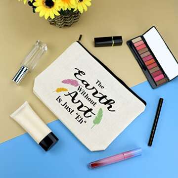 Art Teacher Gift Makeup Bag for Creative Souls