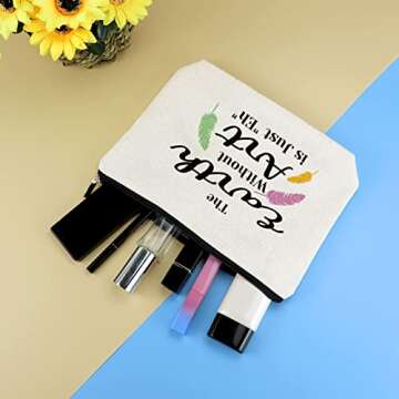 Art Teacher Gift Makeup Bag for Creative Souls