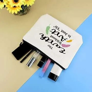 Art Teacher Gift Makeup Bag for Creative Souls