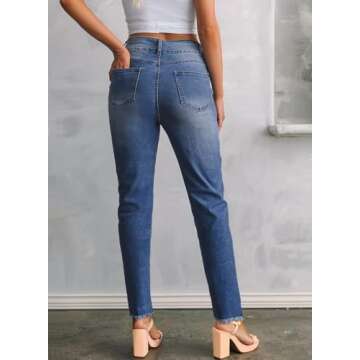 Sidefeel High Waisted Tummy Control Jeans for Women