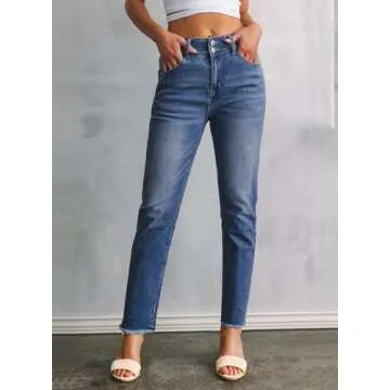 Sidefeel High Waisted Tummy Control Jeans for Women