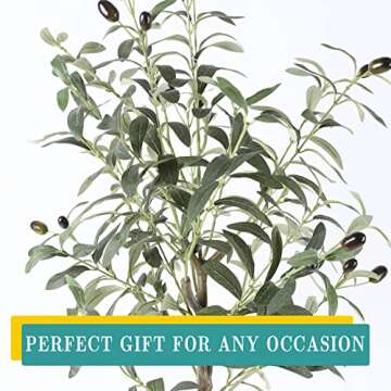 Stunning 32'' Artificial Olive Tree for Indoor Decor