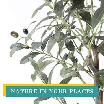 Stunning 32'' Artificial Olive Tree for Indoor Decor