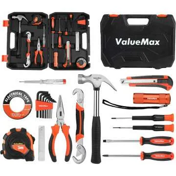 VALUEMAX Home Tool Kit - 30 Pieces for DIY & Repairs